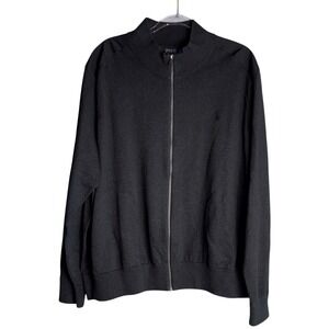 Polo‎ Ralph Lauren Mens 2XB Naomi Glasses Dark Gray Full Zip Sweater NWT